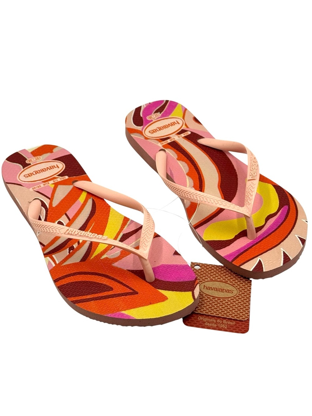 Havaianas Slim High Trend Flip Flop Sandals Size 7/8